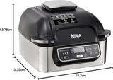 Ninja Foodi 5 in 1 Indoor Electric Grill with Air Fry, Roast, Bake & Dehydrate, Ninja Grill, Smokefree Airgrill - Ninja AG301