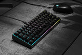 CORSAIR CSCH9194014NA K65 RGB Mini Mechanical Gaming Keyboard Cherry MX Speed,Black