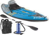 SEVYLOR 2000014137 Quikpak K1 1-Person Kayak Blue 8'7" x 3'