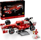 LEGO Icons Ferrari F2004 Michael Schumacher F1 Car Model Kit for Adults Display Set w V10 Engine