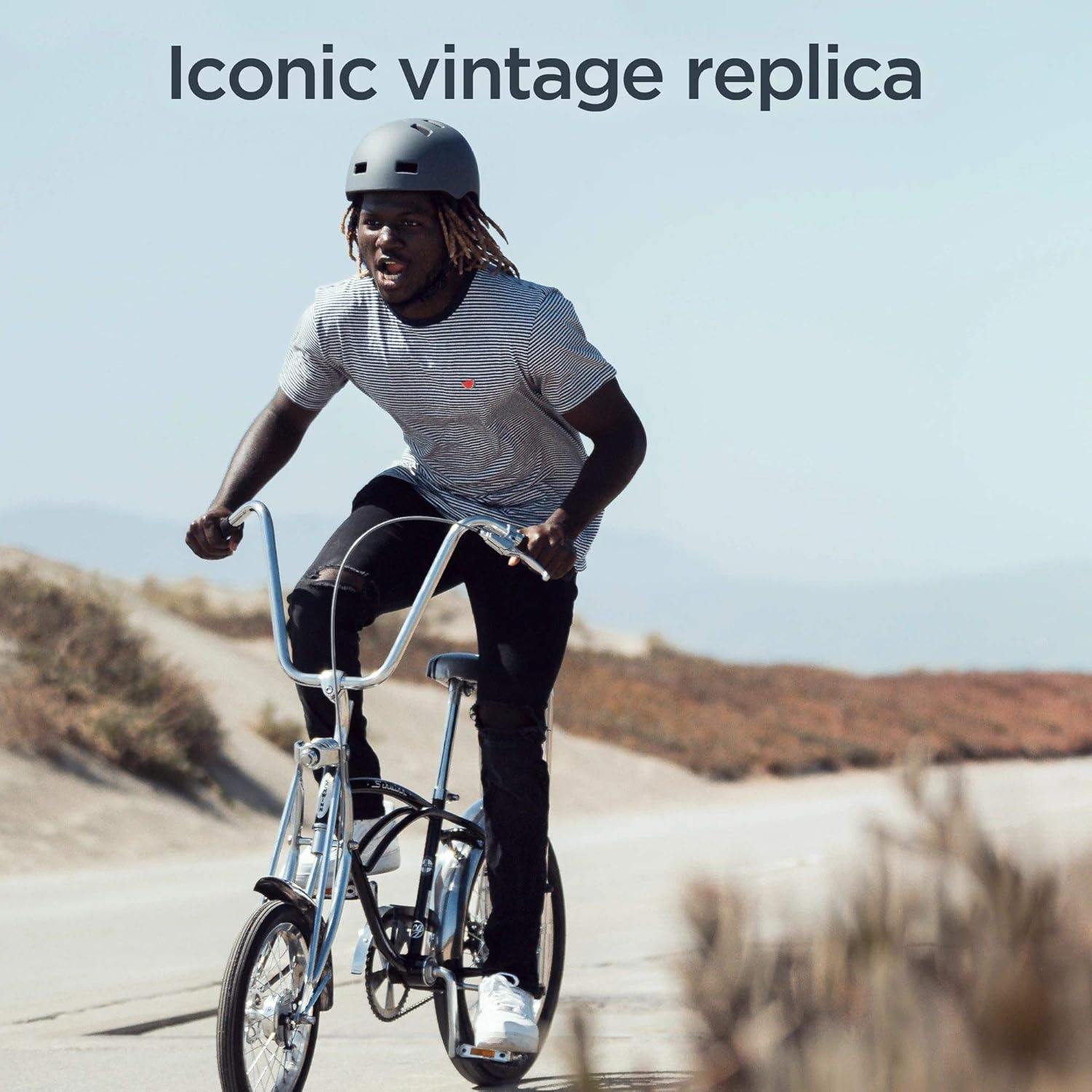 Schwinn Classic Old School Krate Bike 16inch Front Wheel And 20inch Rear Wheel Spring Fork Coal Secondary image