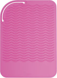 OXO Good Grips Heat Resistant Silicone Travel Mat for Curling Irons and Flat Irons - Pink