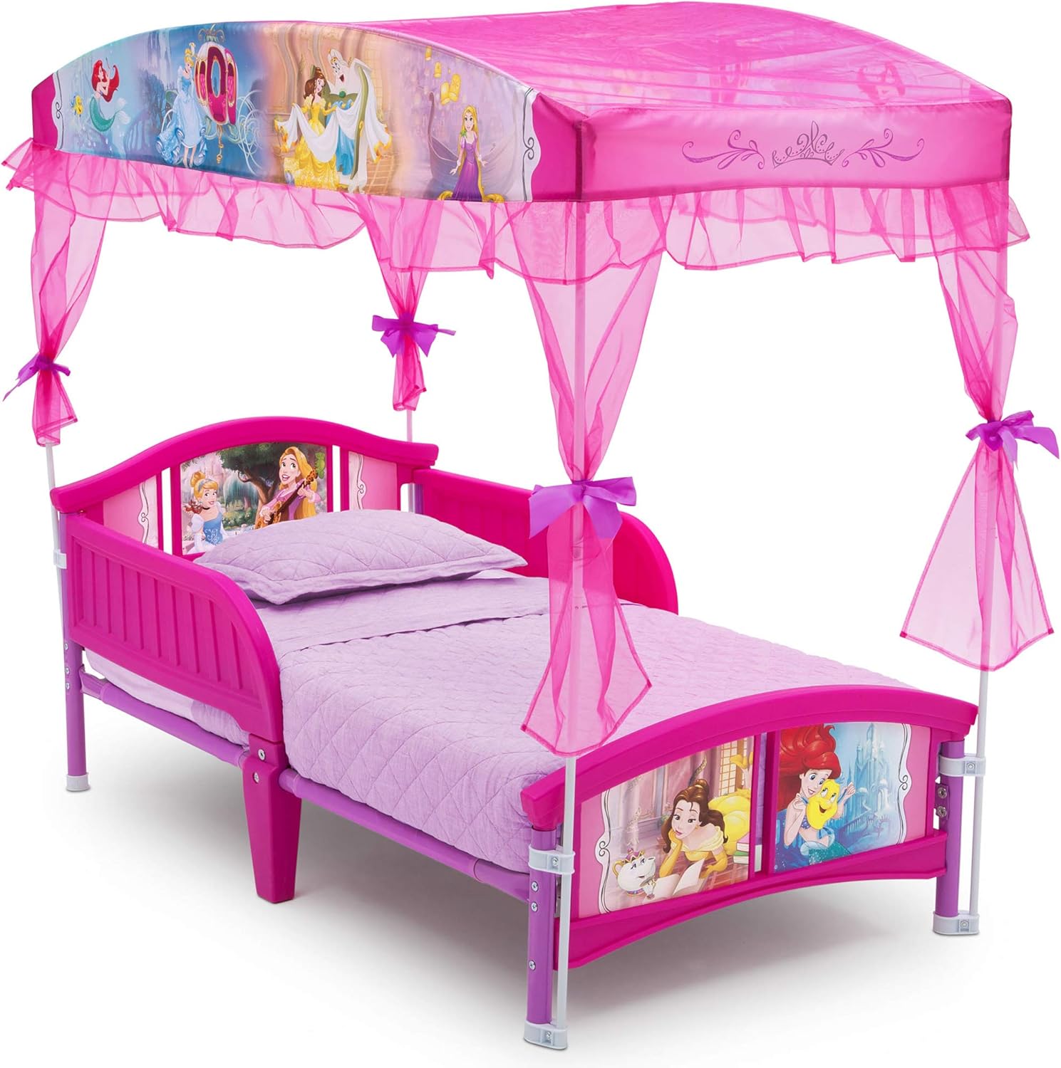 Delta Children Canopy Toddler Bed, Disney Princess, 20.72 pounds