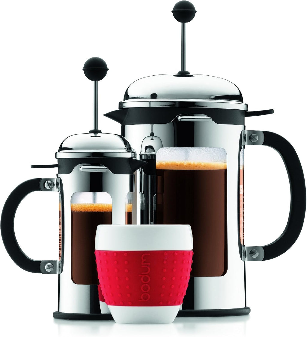 Bodum 11170-16 Chambord French Press 3 Cup Coffee Maker, 0.35L, Chrome