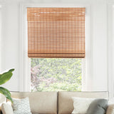 CHICOLOGY Bamboo Roman Shades Squirrel Brown 35inW X 64inH