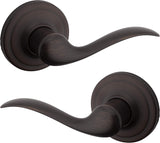 Kwikset Tustin Hall/Closet Lever in Venetian Bronze - 97200-778