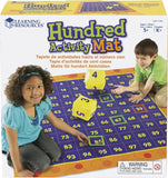 Learning Resources Hundred Activity Mat,LER1100,4 L x 4 W ft