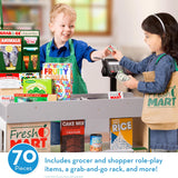 Melissa & Doug Fresh Mart Grocery Store Companion Collection (Play Sets & Kitchens, Multiple Role Play Items, Helps Develop Social Skills)