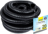 Tetra Pond Pond Tubing 1 Inch Inner Diameter, 20 Feet Long, Connects Pond Components, Black (19736)