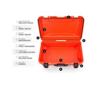 Nanuk 935-0003 Waterproof Carry On Hard Case with Wheels Empty, Orange