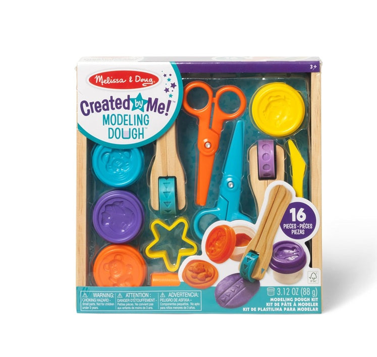 Melissa & Doug 885316991279 Cut Sculpt and Roll Clay Play Set, Multi
