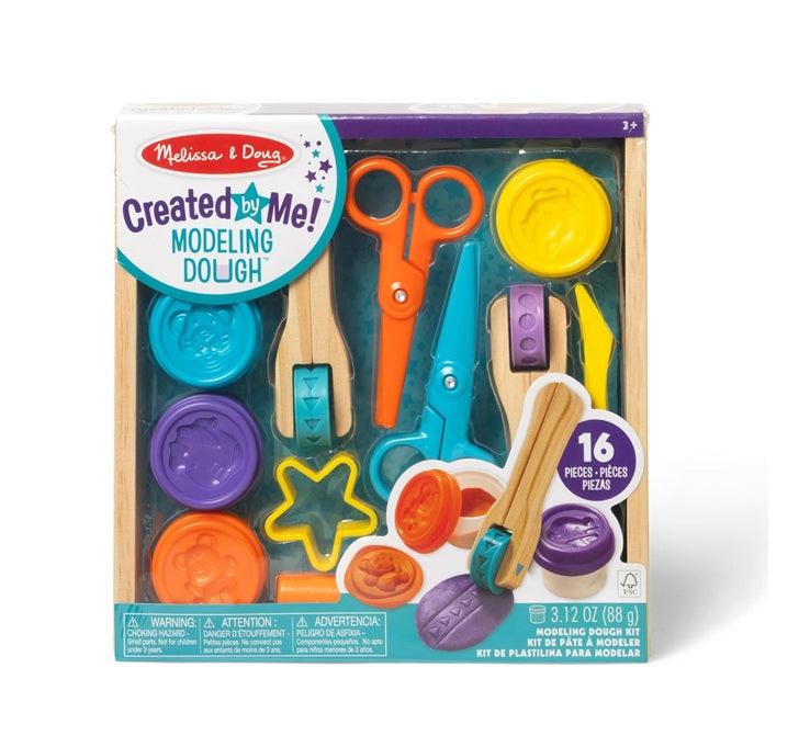 Melissa & Doug 885316991279 Cut Sculpt and Roll Clay Play Set, Multi