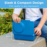 OmieLife OmieBox UP Hot and Cold Bento Lunchbox, Cosmic Blue