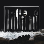 Table Matters  KN-6131- Cubic 16 Piece Stainless Steel Cutlery Set Matt Silver