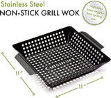 Cuisinart CNW-328 Non Stick 11-Inch, 11 x 11, Grill Wok, 11" x 11