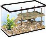 Penn-Plax Reptology Aquatic Turtle Pier and Basking Platform | Floating Above Tank | Decorative, Functional, and Naturally Inspired for Aquariums and Terrariums | Large Size (REP603)