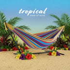 Vivere Double Sized Hammock Tropical