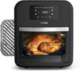 Tefal Easy Fry Healthy Air Fryer Oven & Grill w/7 Accessories 11L 9-in-1 FW5018 – 8 Programmes, 99% Less Fat, Rotisserie, Easy-to-Clean, Black