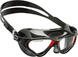 Cressi Cobra | Adult Swimming Goggles - Black/Red