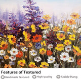 Ardemy Flowers Wall Art Canvas Daisy Colorful Bloosom Artwork Modern Landscape Painting 40inx20in