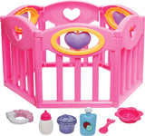 JC Toys Baby Doll Play Pen Gift Set for Keeps Playtime!|Fits Dolls up to 17