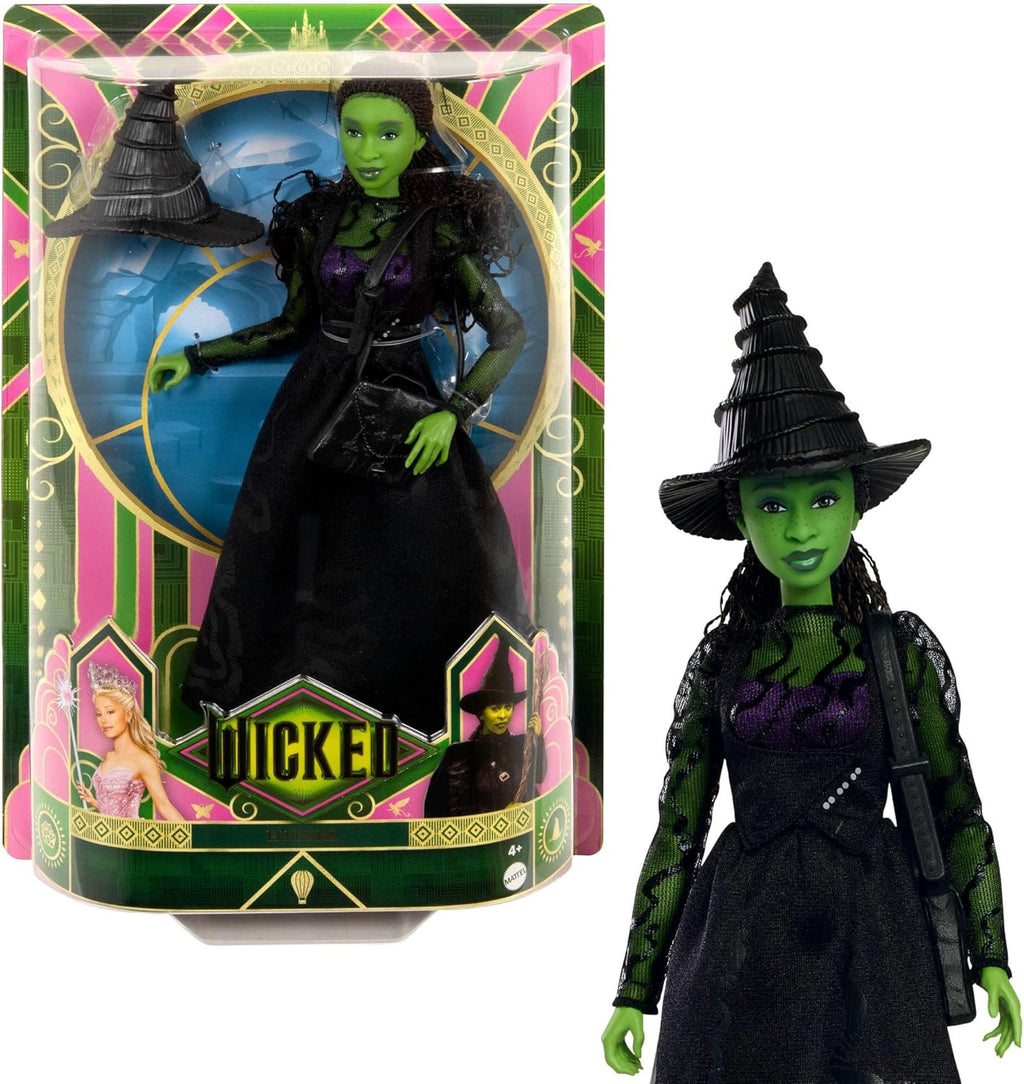 Mattel Wicked Elphaba Fashion Doll And Accessories