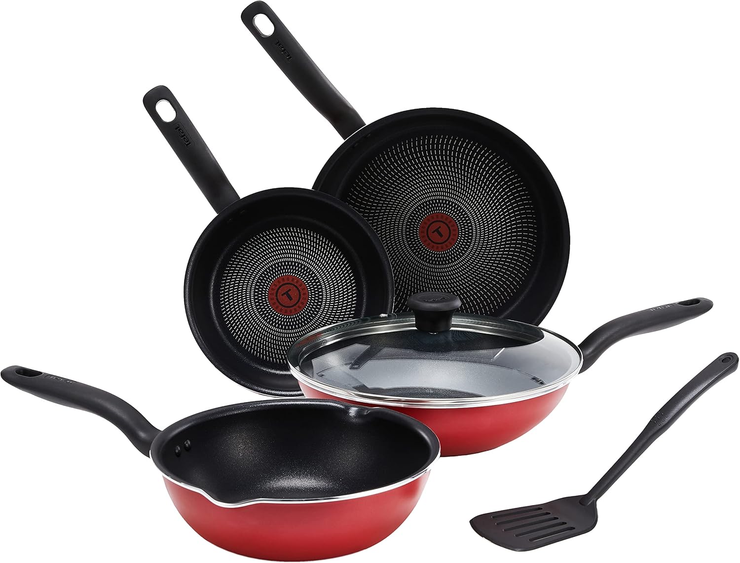 Tefal SO Red C584S6 Cookware Set 6pc Set Induction Main image