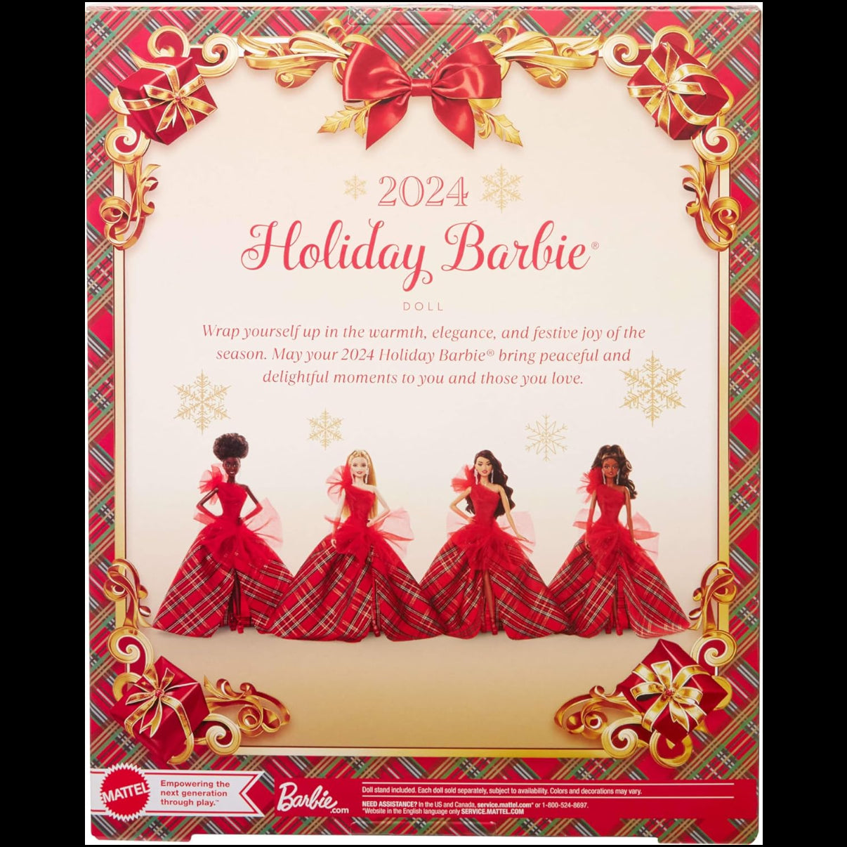 Barbie Signature Doll 2024 Holiday Barbie Blonde