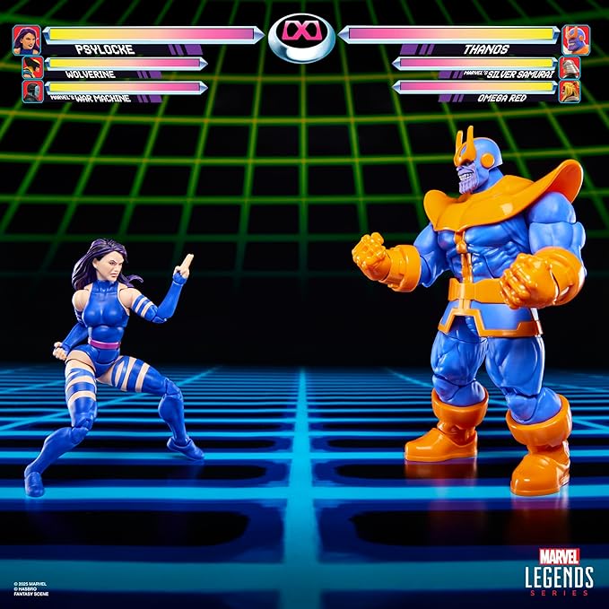 Marvel Legends Series Gamerverse Psylocke vs Thanos