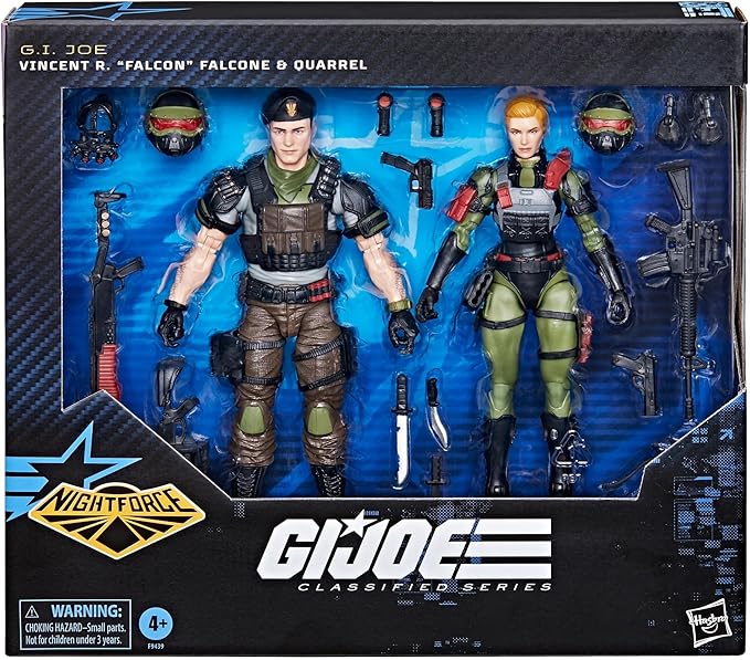 Hasbro G.I. Joe Classified Series  Night Force Vincent R. Falcon Falcone 6 Inch Action Figures