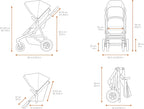 Thule Sleek City Stroller Navy Blue