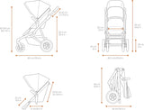 Thule Sleek City Stroller Navy Blue