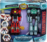 Transformers EarthSpark Cyber-Combiner Terran Twitch and Robby Malto Robot Action Figures
