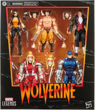 Marvel Legends Series Wolverine 5-Pack, Includes Marvel's Omega Red, Marvel's Cyber, Marvel's Callisto, Jason Wyngarde, 13 Accessories,F1122