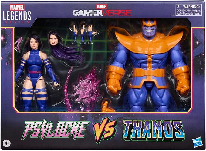 Marvel Legends Series Gamerverse Psylocke vs Thanos