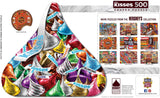 MasterPieces 500 Piece Jigsaw Puzzle for Adults, Family, Or Youth - Shaped Kiss - 23.25"x21.25"