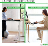 KEYBOARD TRAY KT2 641/ERGONOMICKT2 Ergonomic Under-Desk Adjustable Height & Angle Sit to Stand Up Keyboard Tray with negative tilt Best standing desk computer keyboard holder drawer