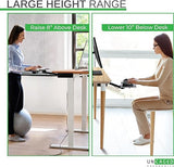 KT2 Ergonomic Under-Desk Adjustable Height & Angle Sit to Stand Up Keyboard Tray with negative tilt Best standing desk computer keyboard holder drawer