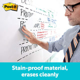 Post It Super Sticky Dry Erase Surface DEF25x4 25ft X 4ft