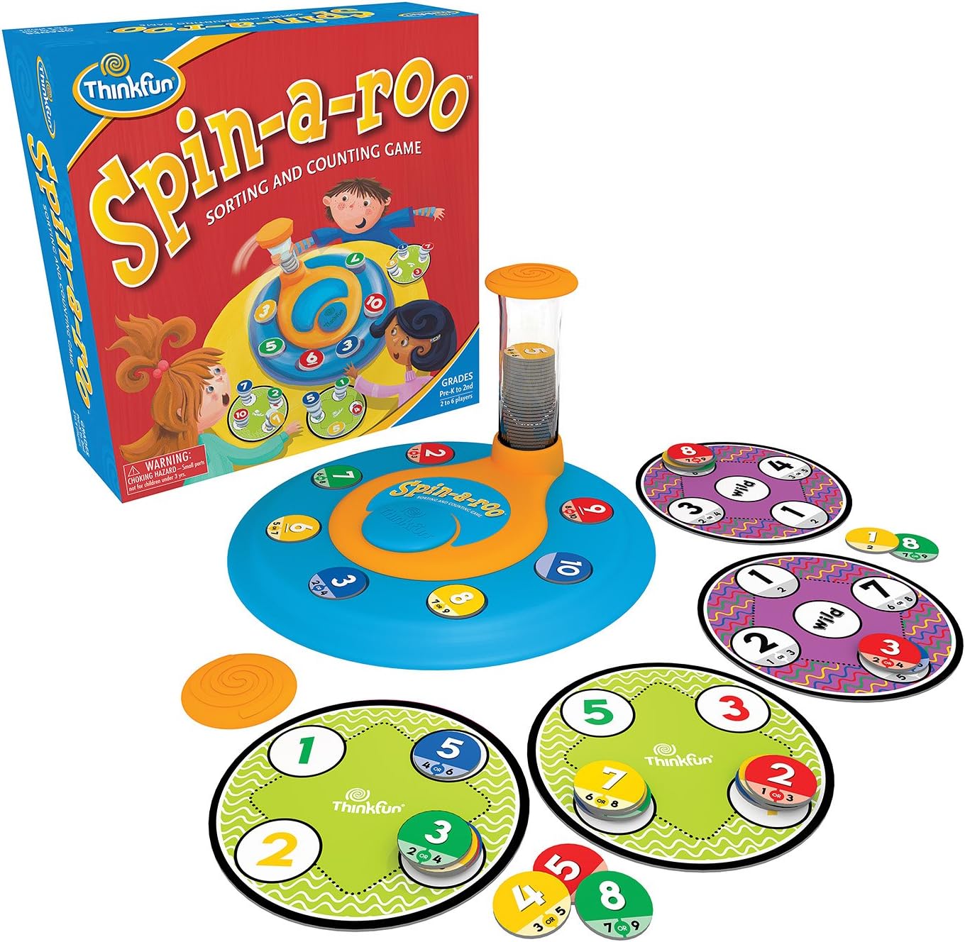 Ravensburger Spin A Roo Counting And Sorting Board Game For Ages 4 And Up