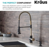 Kraus KSD-41SS Modern Soap Dispenser, Stainless Steel