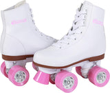 Chicago Girls Rink Roller Skate - White Youth Quad Skates - Size 2