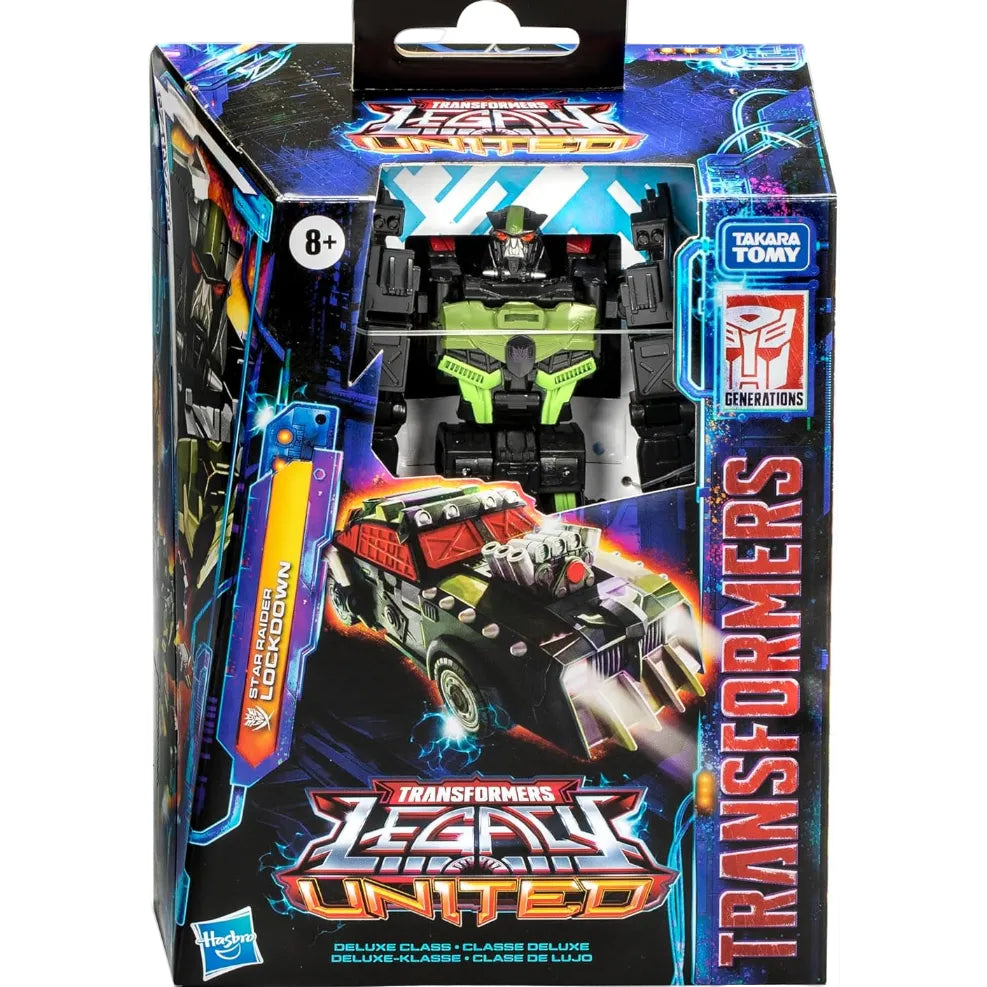 Transformers Legacy United Deluxe Class Star Raider Lockdown 5.5inch Converting Action Figure