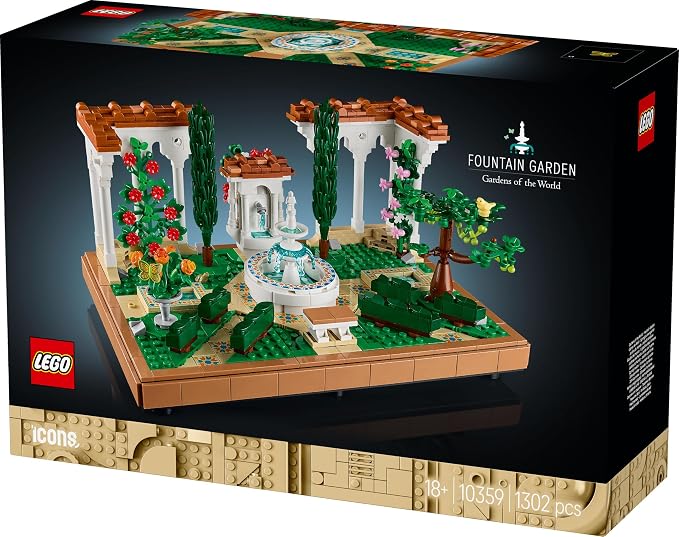 Lego 10359 Icon Fountain Garden Toy