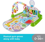 MATTEL FGG45 Fisher-Price Deluxe Kick 'n Play Piano Gym Green