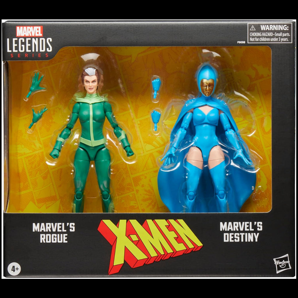 Hasbro Marvel Legends Series Marvel Rogue And Destiny XMen Comics 5.9 inch Action Figure Collection F9098