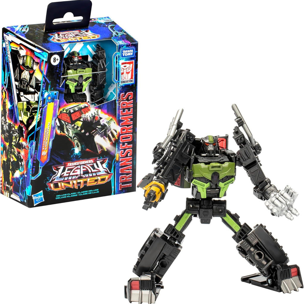Transformers Legacy United Deluxe Class Star Raider Lockdown 5.5inch Converting Action Figure