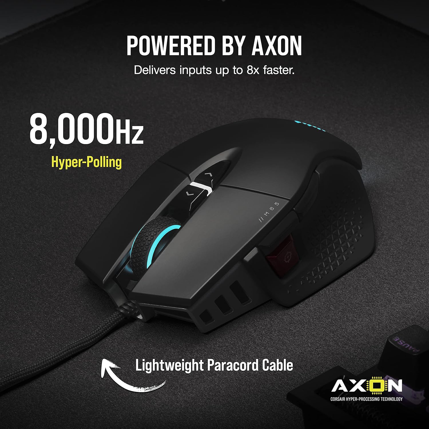Corsair CH9309411AP2 M65 RGB ULTRA Black Gaming Mouse