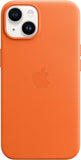 Apple iPhone 14 Leather Case with MagSafe - Orange