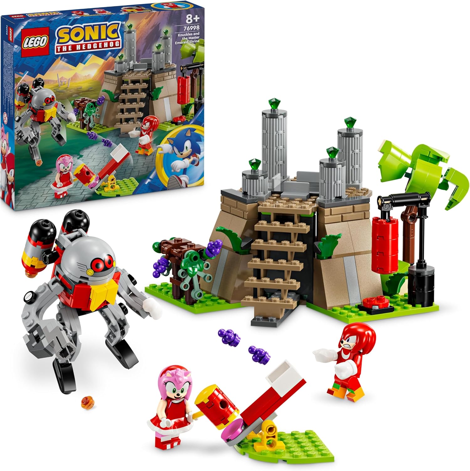 LEGO 76998 Sonic The Hedgehog Knuckles And The Master Emerald Shrine Video Game Collectible Toy For Kids Main image
